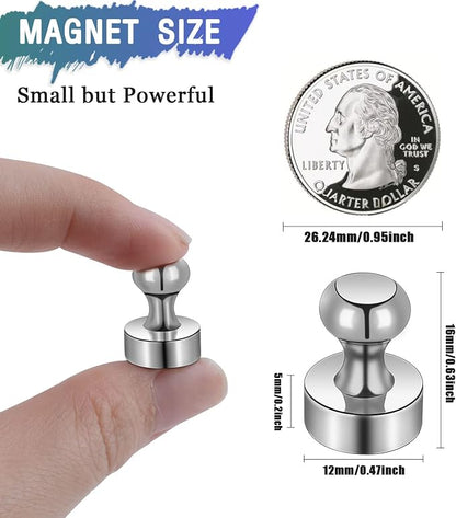 50 Pack Fridge Magnets, Small Strong Refrigerator Neodymium Magnets - Image 3