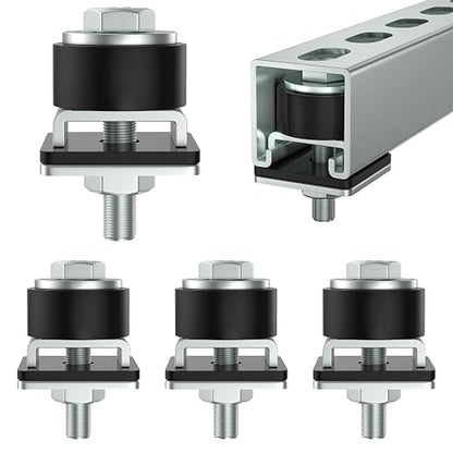 SKTREX Anti-Skid designTrolley Roller Wheels Limit Trolley Assembly Positioning by SKTREX