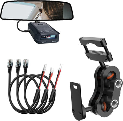 Radar Detector Mount, Rearview Mirror Rod Radar Mounting Bracket+Rearview by SDSACZMU