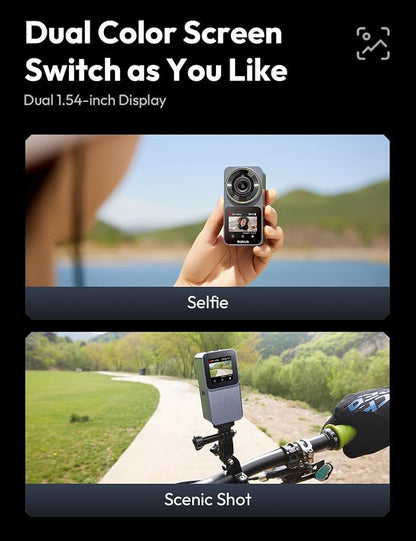 Action Camera 4K 20MP, Dual Use Action Camera and Dash Cam, Waterproof - Image 6