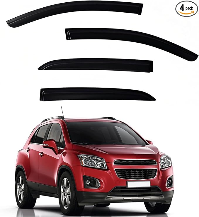 Window Visors Rain Guards fits 2013-2022 Buick Encore, Out-Channel Window Wind by Unknown