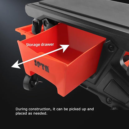 SPTA Automotive Mobile Rolling Mechanics Stool - Image 3
