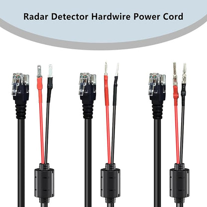 13.8" Radar Detector Hardwire Power Cord, Mirror Wire Plug Kit, - Image 3