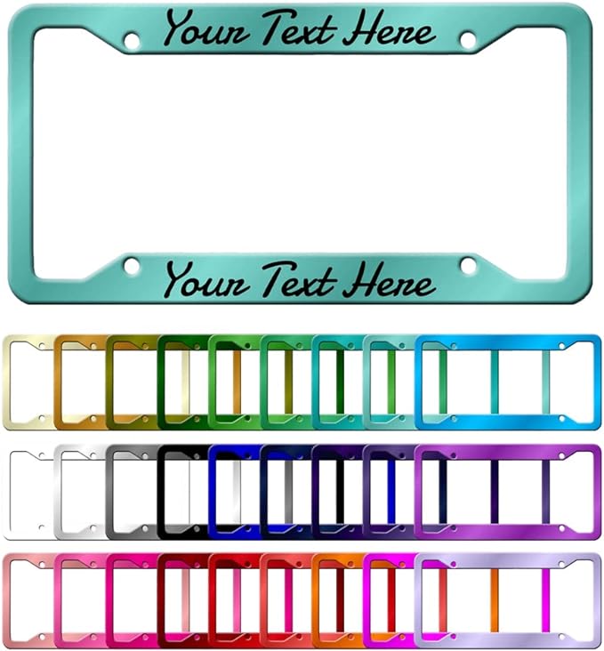 Custom License Plate Personalized Your Own Text Front Tag License Plate by ViViLove