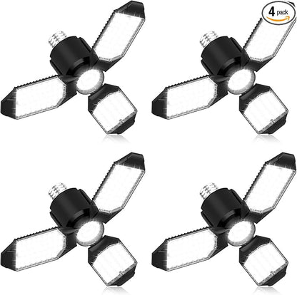 LED Garage Lights 4 Pack, 8000LM Shop Lights by ToberichUltraBrightLight
