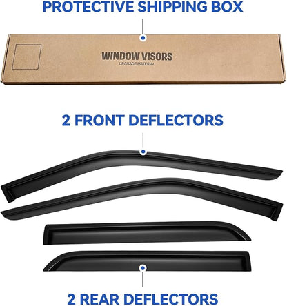 Window Visors Rain Guards Shield - Image 5