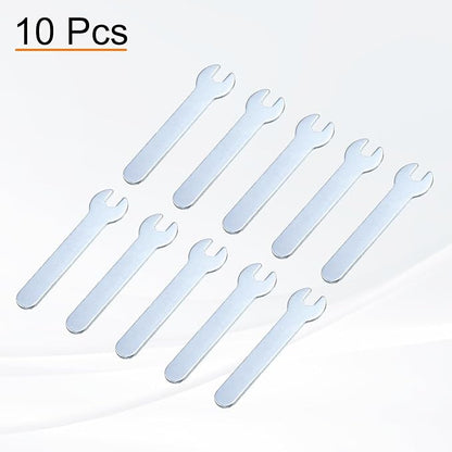 HARFINGTON 10pcs Small Wrench Open End Wrench 5.5x66x1.5mm Metric U-Shaped - Image 3
