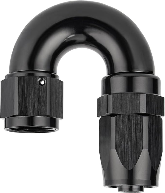 EVIL ENERGY 8AN 180 Degree One Piece Full Flow Hose End Fitting Swivel by EVILENERGY