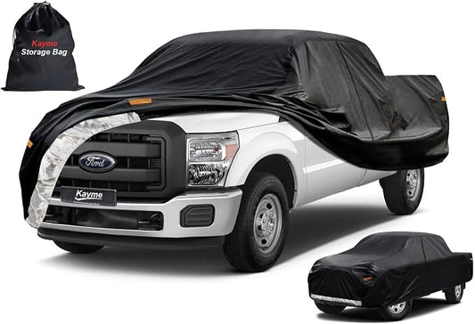 Kayme Truck Cover Custom Fit Ford F-250 Crew Cab Short Bed. Full Exterior Heavy by kayme