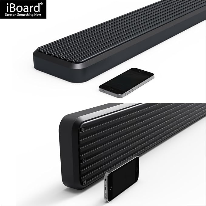 APS 6in Black Stainless Steel Running Boards Compatible - Image 8
