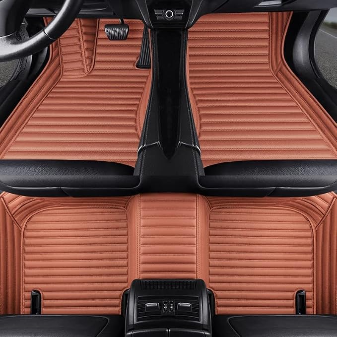 Custom All-Weather Protection Luxury Leather Floor Mats - Image 9