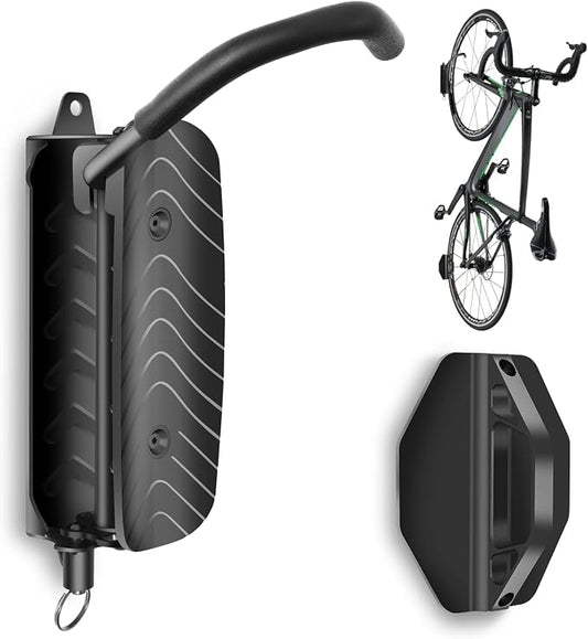 Bike Wall Mount, Space Saving Bike Wall Hanger, Hanging Bike Rack by MILADO