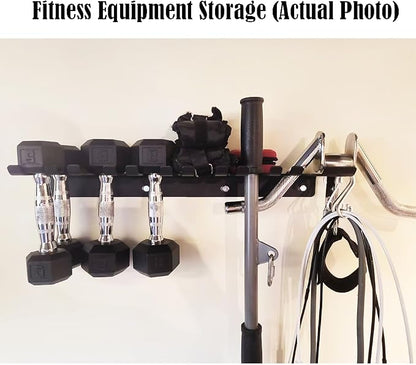 22‘’/25‘’/31‘’Black Wall-Mounted Tool Storage Rack, Suitable - Image 3