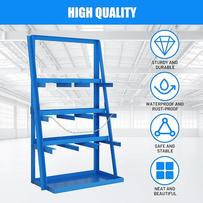 Yeeoy Steel Vertical Bar Rack, Lumber Storage Rack - Image 8