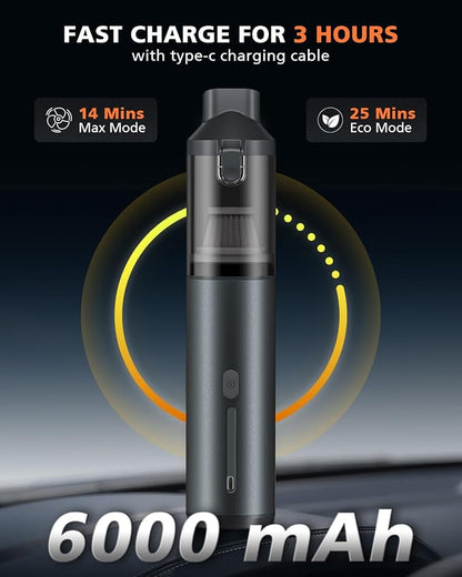 Car Vacuum Portable with 16000Pa Powerful Suction, Handheld Vacuum Cordless - Image 7