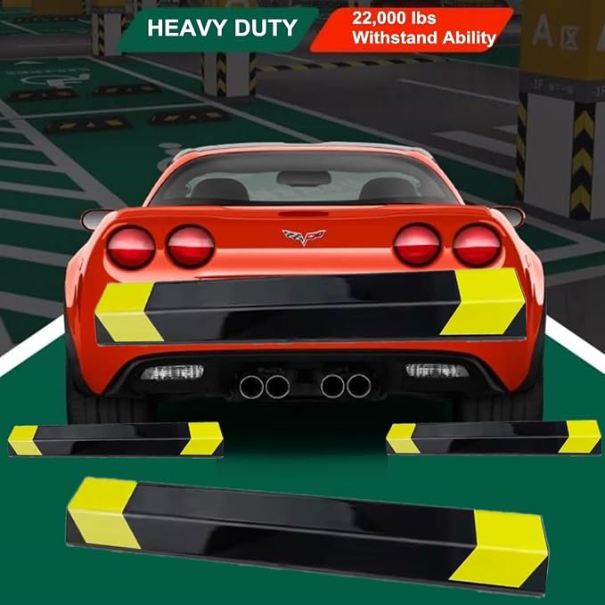 16" Heavy Duty Parking Aid for Garage, Car Parking Stopper for Garage 1 Pack - Image 6