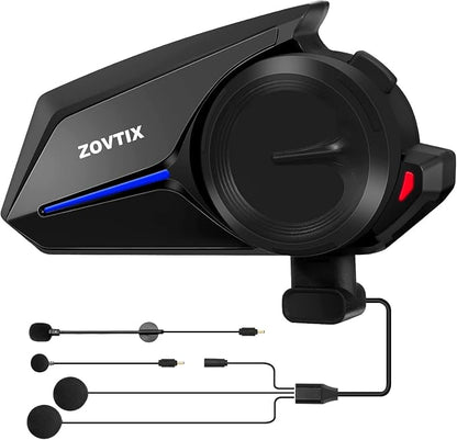 Motorcycle Helmet Headsets, 2 Riders 500M Helmet Communication System S2 by ZOVITX