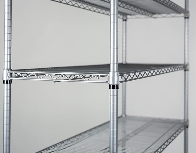 Omega 30" Deep x 72" Wide x 96" High 3 Tier Gray Starter Shelving Unit - Image 3