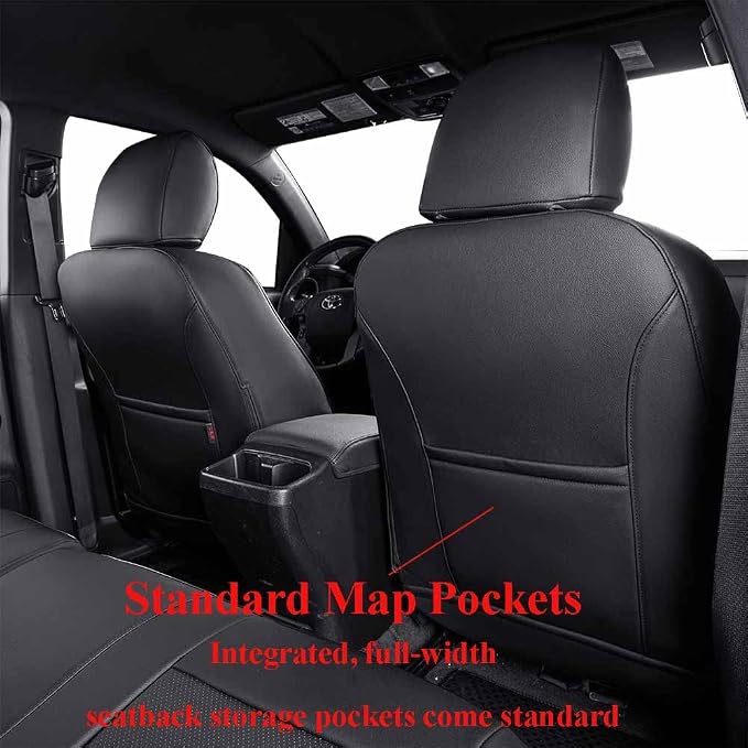 EKR Custom Fit Tacoma Leather Car Seat Covers - Image 3