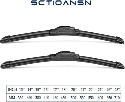 3Pcs Windshield Wiper Blades for Honda CR-V CRV 1997 1998 1999 2000 2001 - Image 4