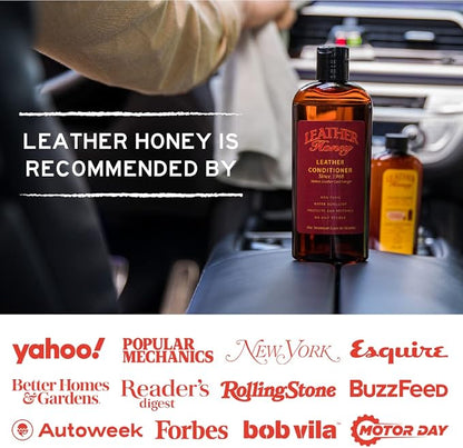 Leather Honey Complete Leather Care Kit: Cleaner, Conditioner, 2 Cloths. - Image 6