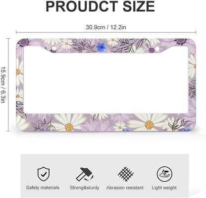 Flowers Daisy License Plate Frames - Image 2