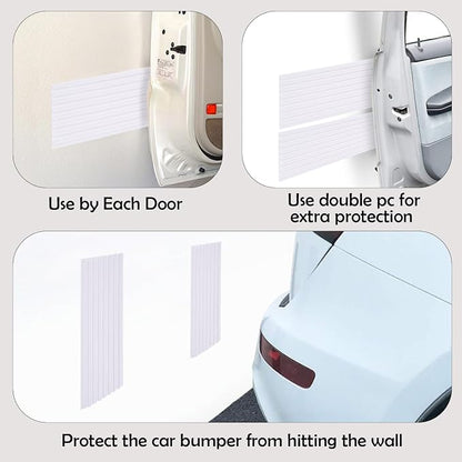 RUBBER BOND Garage Wall Protectors - 4in x 10ft Strong Self-Adhesive Rubber - Image 5
