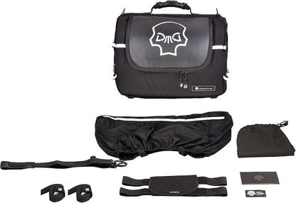 TUBE motorcycle travel luggage, made of waterproof Cordura and Italian leather by DEEMEED