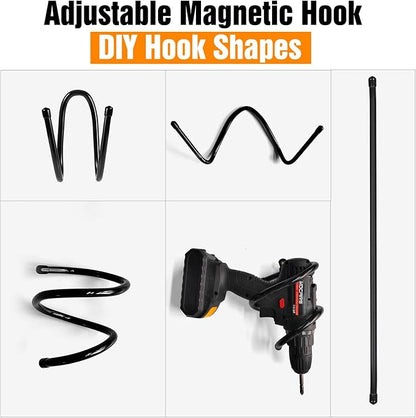 Strong Magnetic Hooks, Heavy Duty Storage Straps Tool Organizer - Image 4