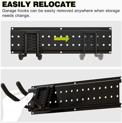 Garage Tool Organizer Wall Mount 49.5inch - Image 5