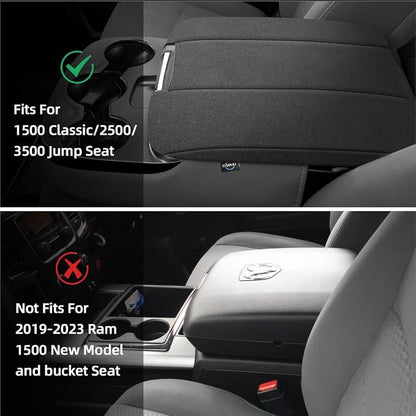 Center Console Cover Fit for 2013-2018 Dodge Ram 1500 & 2013-2023 Ram - Image 6