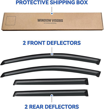 Window Visors Rain Guards Shield - Image 5