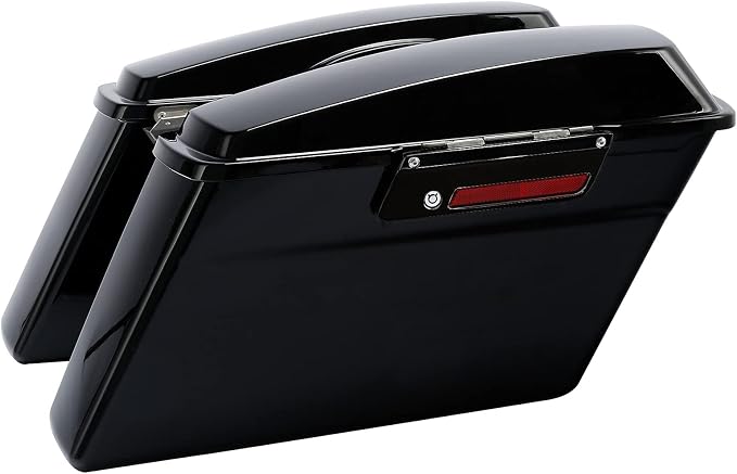 Green-L Hard Saddlebags with Black Latches Fit by Green-LMotorParts