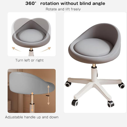 Rolling Stool Rolling Hydraulic Salon Stool - Image 3