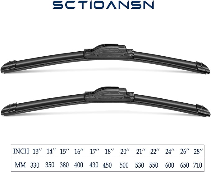 3 Wipers Set for Subaru Impreza 2008-2012, Windshield Wiper Blades Original - Image 3