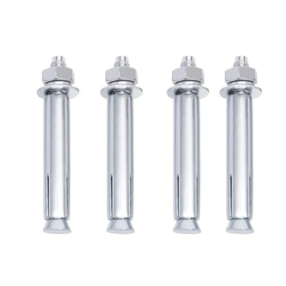 Safety Bollard Post 60'' Height Bollard Post Yellow Steel Pipe Parking Barrier - Image 3