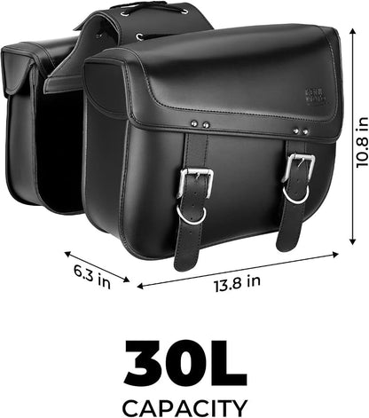 KEMIMOTO Motorcycle Saddlebags, 30L Large Capacity Saddle Bags Motorcycles - Image 5