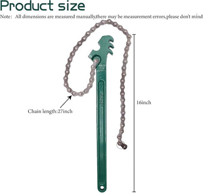 16 Inch Heavy Duty Reversible Chain Wrench - Image 7