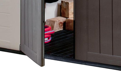 Keter Factor Large Resin Outdoor Storage Shed - Image 7