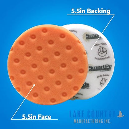Smart Foam Pads Dual Action 5.5 inch Cut and Polish Combo | Perform 2-Step - Image 5
