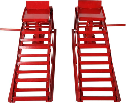 5 Ton 2 Pack Hydraulic Car Ramp Elevator 10000 Lbs by TBAPFS