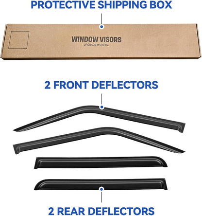 Window Visors Rain Guards Shield - Image 5