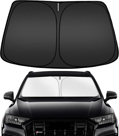 ARISMOTOR Windshield Sun Shade for Audi Q7 2016-2025, Custom Fit Foldable Front by ARISMOTOR