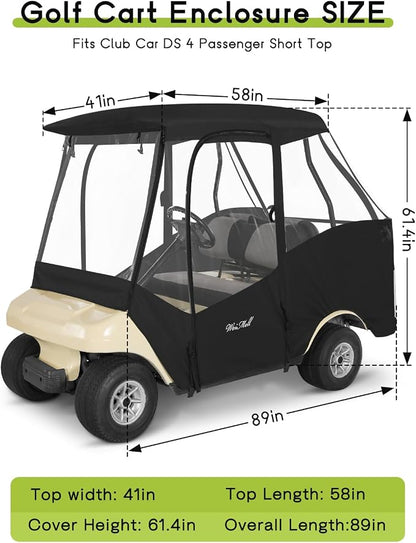 Golf Cart Enclosure 4 Passenger - Image 2