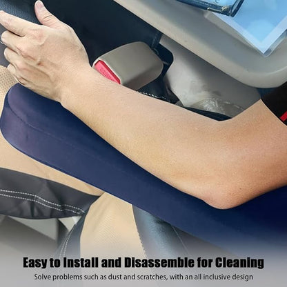 2PC Car Front Seat Armrest Covers, Universal Size Seat Arm Rest Cover, Flat - Image 6