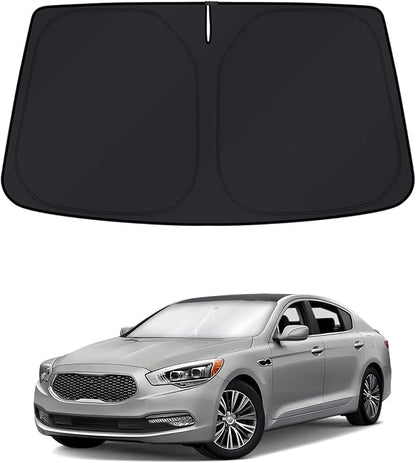 KUST Windshield Sun Shade for Kia K9/K900 2013–2018 Custom Fit Window Shade Sun by KUST