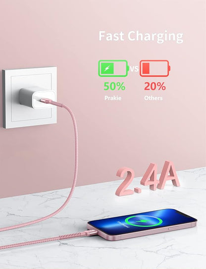 iPhone Charger 6FT 2Pack, Lightning Cable iPhone Fast Charging Cord Compatible - Image 2
