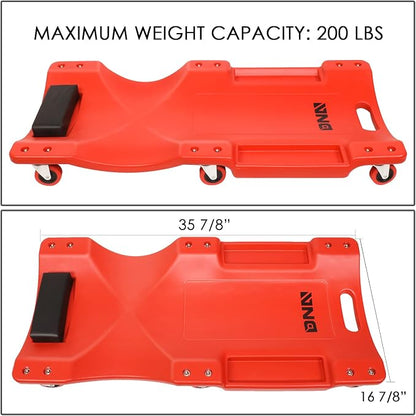 DNA MOTORING TOOLS-00201 36" L X 17" W x 4.25" H Vehicle Repair Low Profile - Image 5