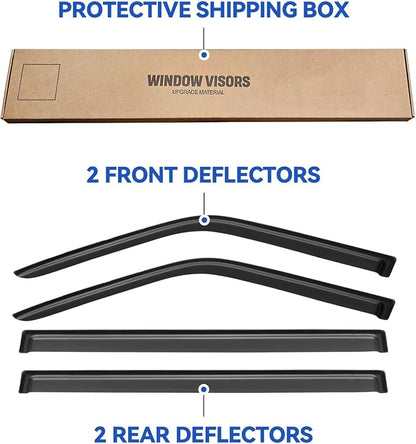 Window Visors Rain Guards Shield - Image 5