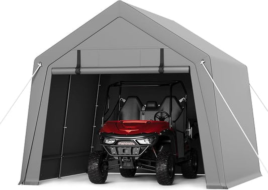 10 x 10 ft Carport Storage Shed, Portable Garage by GarveeLife